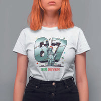 Statue Of Liberty Six Seven Meme T Shirt For Women Trendy Gen Z Christmas Gift - Wonder Print Shop