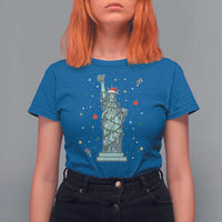 Statue Of Liberty Six Seven Meme T Shirt For Women Gen Alpha 67 Trend Christmas Gift - Wonder Print Shop