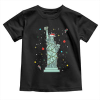 Statue Of Liberty Six Seven Meme Toddler T Shirt Gen Alpha 67 Trend Christmas Gift - Wonder Print Shop