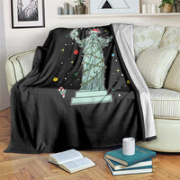 Doot Doot 67 Statue Of Liberty Throw Blanket Funny Gen Alpha 67 Trend Christmas Gift - Wonder Print Shop