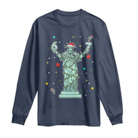 Doot Doot 67 Statue Of Liberty Long Sleeve Shirt Funny Gen Alpha 67 Trend Christmas Gift - Wonder Print Shop