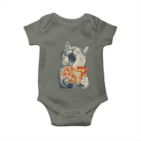 Six Seven Meme Cat 67 Pizza Nugget Baby Onesie Funny Gen Alpha 67 Trend Gift - Wonder Print Shop