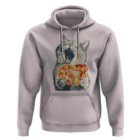 Six Seven Meme Cat 67 Pizza Nugget Hoodie Funny Gen Alpha 67 Trend Gift - Wonder Print Shop
