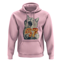 Six Seven Meme Cat 67 Pizza Nugget Hoodie Funny Gen Alpha 67 Trend Gift - Wonder Print Shop