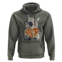Six Seven Meme Cat 67 Pizza Nugget Hoodie Funny Gen Alpha 67 Trend Gift - Wonder Print Shop