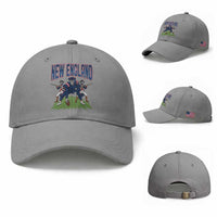 NE Gothic Skeleton Baseball Cap Football Lover Gift
