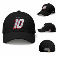 Football Quarterback Number 10 Baseball Cap Sport Lover Gift For NEF