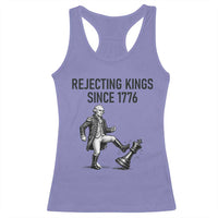 Rejecting Kings Since 1776 Racerback Tank Top Funny George Washington