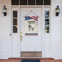 Rejecting Kings Since 1776 Garden Flag Funny George Washington