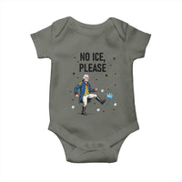 Funny George Washington Baby Onesie No Ice Please