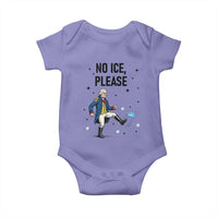 Funny George Washington Baby Onesie No Ice Please