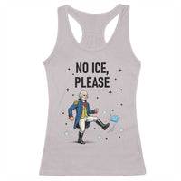 Funny George Washington Racerback Tank Top No Ice Please