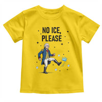 Funny George Washington Toddler T Shirt No Ice Please