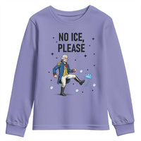 Funny George Washington Youth Sweatshirt No Ice Please