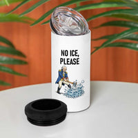 Funny George Washington Political Anti Ice Gift 4 in 1 Can Cooler Tumbler