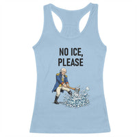 Funny George Washington Political Anti Ice Gift Racerback Tank Top