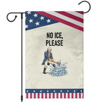 Funny George Washington Political Anti Ice Gift Garden Flag