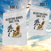 Funny George Washington Protest Garden Flag Rejecting Kings Since 1776