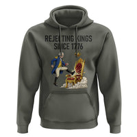 Funny George Washington Protest Hoodie Rejecting Kings Since 1776