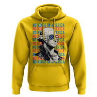 Funny George Washington Protest Hoodie No Kings In America