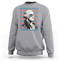 Funny George Washington Protest Sweatshirt No Kings In America