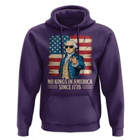 Patriotic George Washington Hoodie No Kings In America