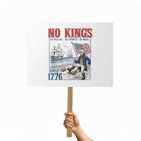 No Kings Since 1776 George Washington Protest Sign Political Humor Gift
