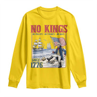 No Kings Since 1776 George Washington Long Sleeve Shirt Political Humor Gift