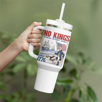 No Kings Since 1776 George Washington Tumbler With Handle Political Humor Gift