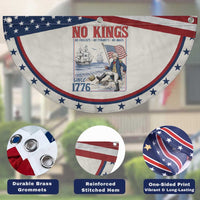 No Kings Since 1776 George Washington Patriotic Fan Flag Political Humor Gift