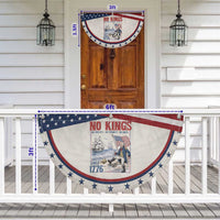 No Kings Since 1776 George Washington Patriotic Fan Flag Political Humor Gift