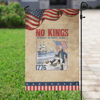 No Kings Since 1776 George Washington Garden Flag Political Humor Gift