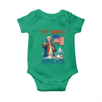American Patriot George Washington No Kings Baby Onesie Political Humor Gift