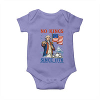 American Patriot George Washington No Kings Baby Onesie Political Humor Gift