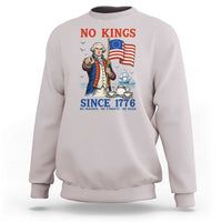 American Patriot George Washington No Kings Sweatshirt Political Humor Gift