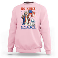 American Patriot George Washington No Kings Sweatshirt Political Humor Gift