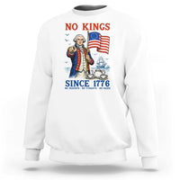 American Patriot George Washington No Kings Sweatshirt Political Humor Gift