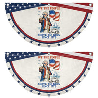 We The People Serve No Kings Patriotic Fan Flag Funny George Washington Protest