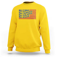 No Kings No Fascists Sweatshirt American Flag Patriotic Protest
