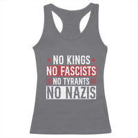 No Kings No Fascists No Nazis Racerback Tank Top Patriotic Political
