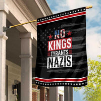 American Democracy Garden Flag No Kings No Tyrants No Nazis