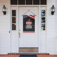 American Democracy Garden Flag No Kings No Tyrants No Nazis