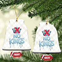 No Kings Abolish ICE Ceramic Ornament Anti Authoritarian Protest