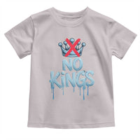 No Kings Abolish ICE Toddler T Shirt Anti Authoritarian Protest
