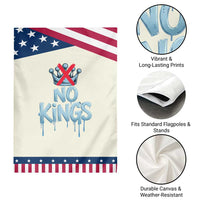 No Kings Abolish ICE Garden Flag Anti Authoritarian Protest
