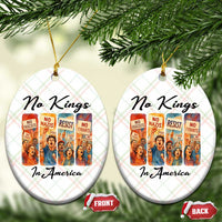 No Kings In America Ceramic Ornament American Anti Authoritarian Protest