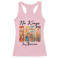 No Kings In America Racerback Tank Top American Anti Authoritarian Protest