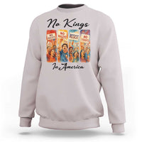 No Kings In America Sweatshirt American Anti Authoritarian Protest