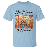 No Kings In America T Shirt American Anti Authoritarian Protest