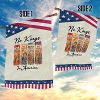 No Kings In America Garden Flag American Anti Authoritarian Protest